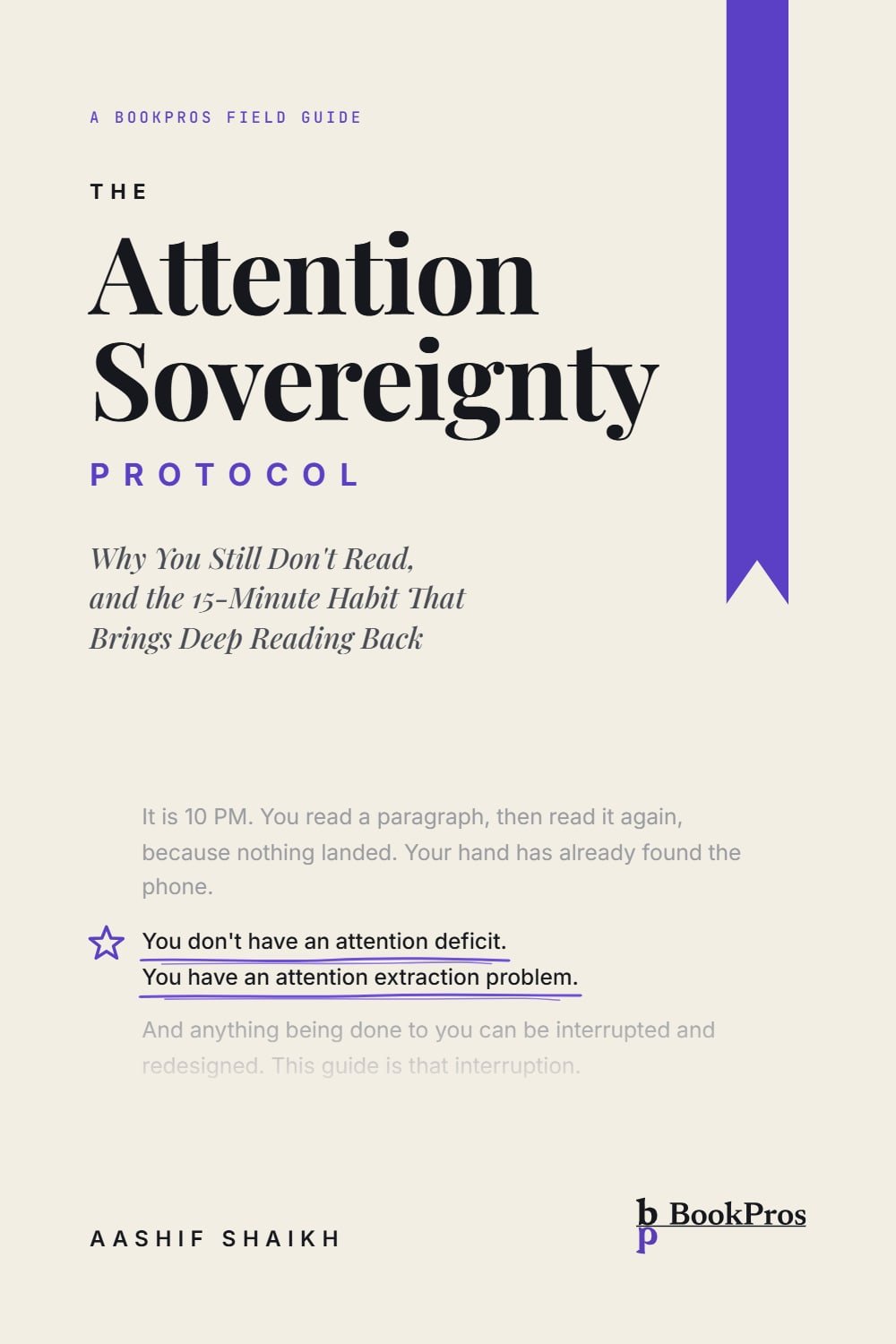 Cover of The Attention Sovereignty Protocol