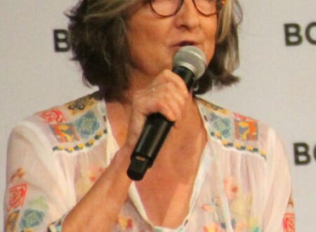 Author Barbara Kingsolver speaking at BookExpo 2018