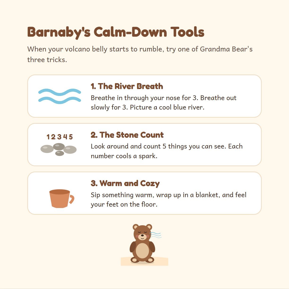 Back matter: calm-down tools