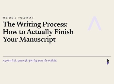 The Writing Process: How to Actually Finish Your Manuscript: a BookPros Writing & Publishing article
