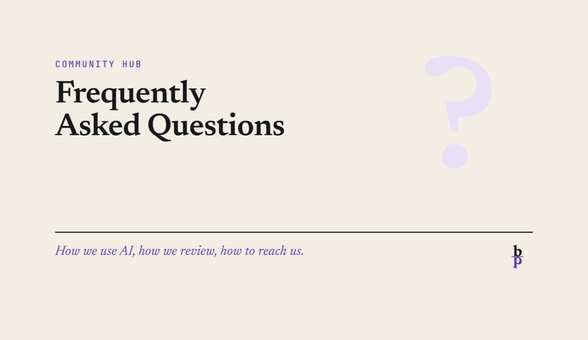 Frequently Asked Questions: a BookPros Community Hub article